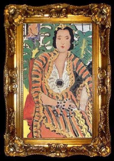 framed  Henri Matisse Helene au cabochon (mk35), ta009-2
