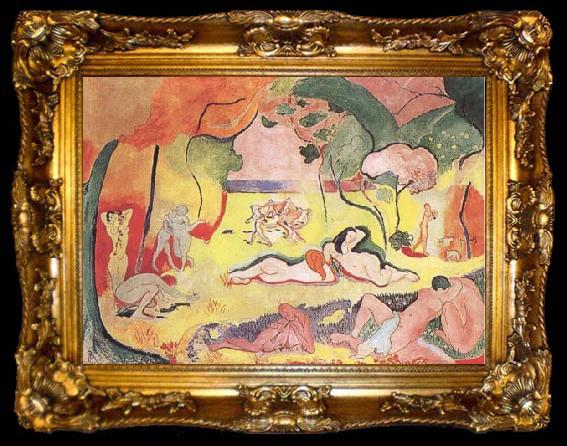 framed  Henri Matisse La Joie de Viere (mk35), ta009-2