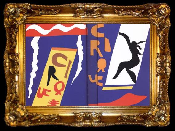 framed  Henri Matisse The Circus (Jazz) (mk35), ta009-2