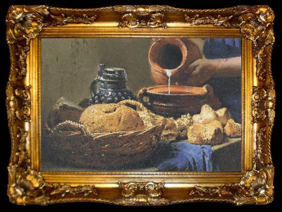 framed  Jan Vermeer The milkmaid  (mk30), ta009-2