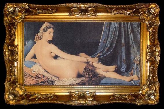 framed  Jean-Auguste Dominique Ingres The Great Odalisque (mk35), ta009-2