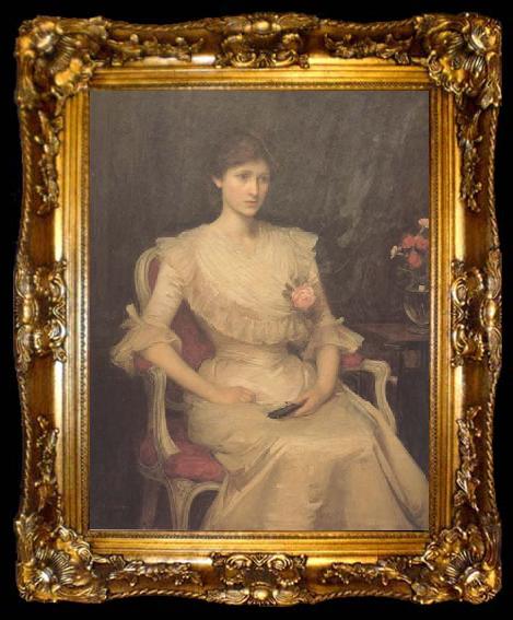 framed  John William Waterhouse Miss Margaret Henderson (mk41), ta009-2