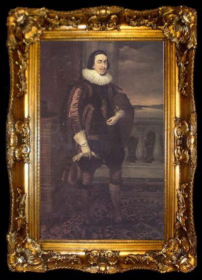 framed  Mytens, Daniel the Elder Charles I when Prince of Wales (mk25), ta009-2