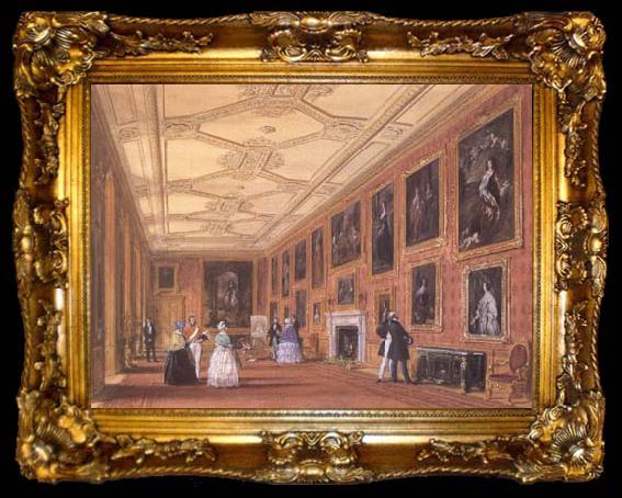 framed  Nash, Joseph The Van Dyck Room (mk25), ta009-2