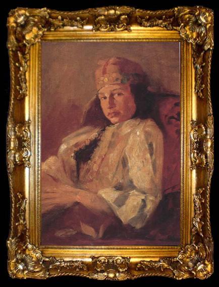 framed  Percy Gray The Gypsy Girl (mk42), ta009-2