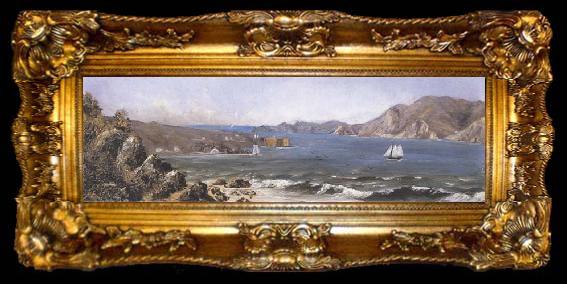 framed  Percy Gray The Golden Gate Viewed from San Francisco (mk42), ta009-2