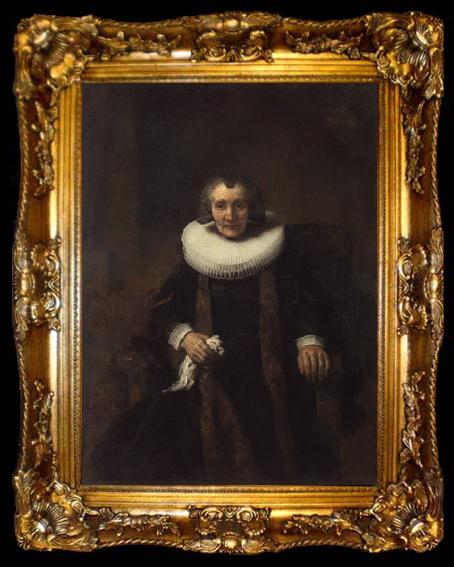 framed  REMBRANDT Harmenszoon van Rijn Mararetha de Geer (mk33), ta009-2