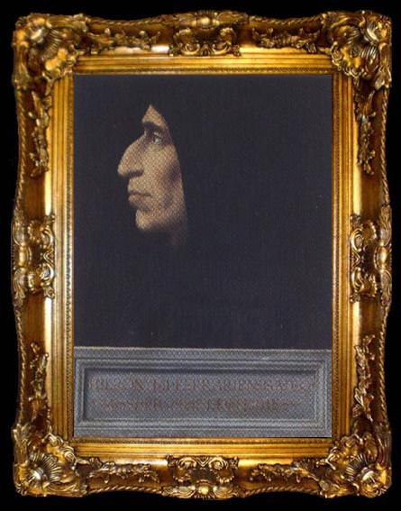 framed  Sandro Botticelli Fra Bartolomeo,Portrait of Girolame Savonarola (mk36), ta009-2