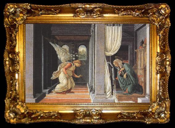 framed  Sandro Botticelli Annunciation (mk36), ta009-2