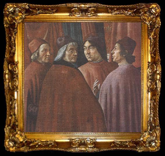 framed  Sandro Botticelli Domenico Ghirlandaio,Stories of john the (mk36), ta009-2