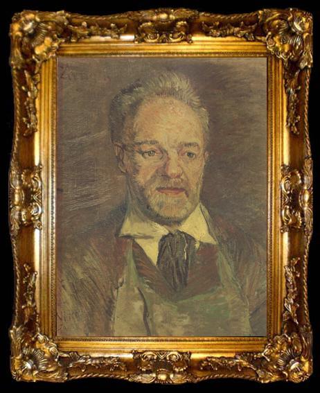 framed  Vincent Van Gogh Portrait of Pere Tanguy (nn04), ta009-2