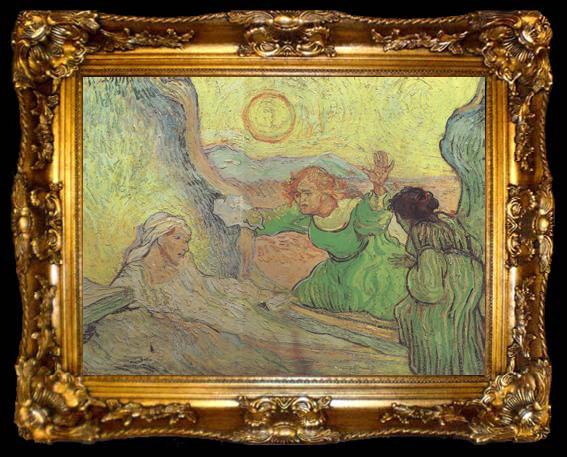framed  Vincent Van Gogh The Raising of Lazarus (nn04), ta009-2