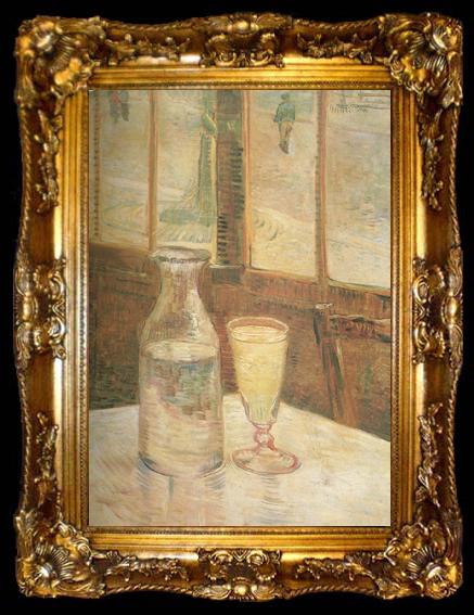 framed  Vincent Van Gogh Still life wtih Absinthe (nn04), ta009-2