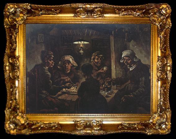 framed  Vincent Van Gogh The Potato Eaters (nn04), ta009-2