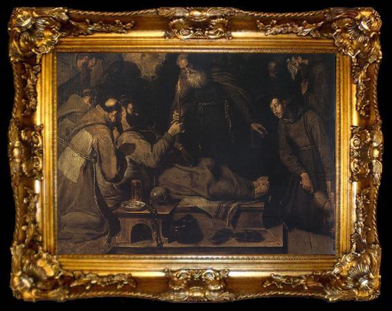 framed  Bartolome Carducho Death of St.Francis, ta009-2