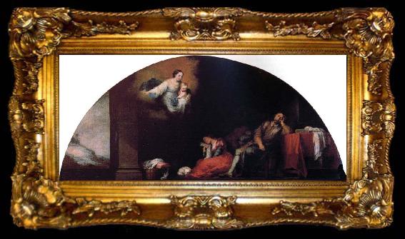 framed  Bartolome Esteban Murillo Patrician Fohn Reveals His Dream to Pope Liberius, ta009-2