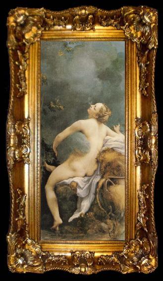 framed  Correggio Zeus and Io, ta009-2