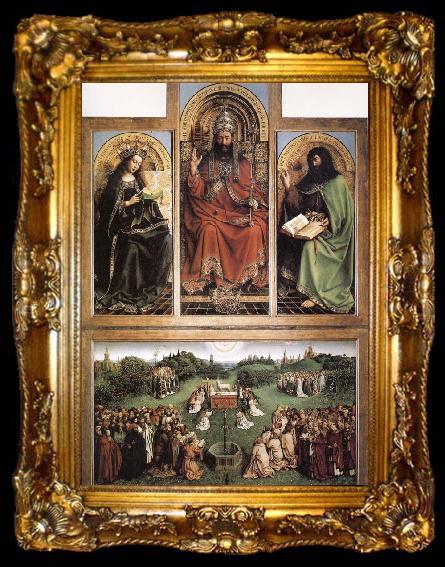 framed  EYCK, Jan van Ghent Altar, ta009-2