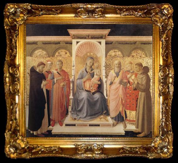 framed  Fra Angelico Annalena Panel, ta009-2