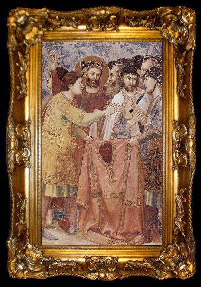 framed  GIOTTO di Bondone Crucifixion, ta009-2