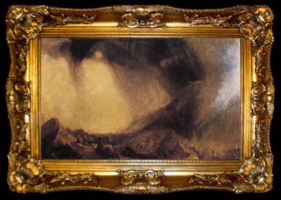 framed  J.M.W. Turner Snow Storm, ta009-2