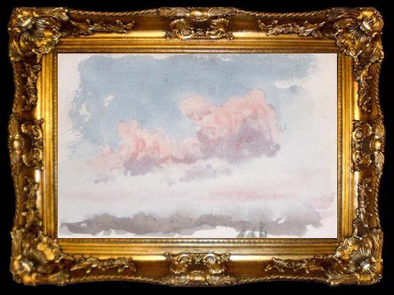 framed  James Walter Robert Linton Untitled(Pink cloud study), ta009-2