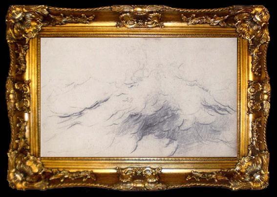 framed  Tom roberts Clouds, ta009-2