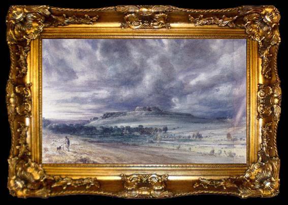 framed  John Constable Old Sarum, ta009-2