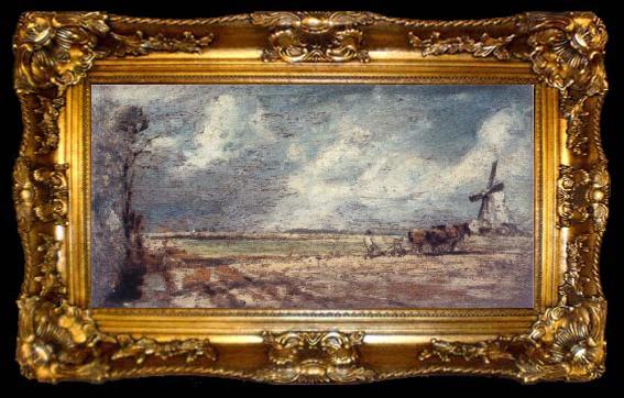 framed  John Constable Srping East Bergholt Common, ta009-2