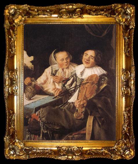 framed  Judith leyster Carousing Couple, ta009-2