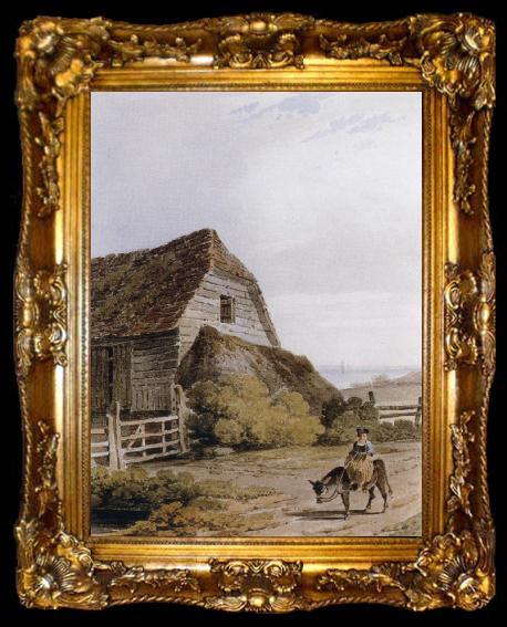 framed  Paul Sandby Munn Near Hastings,Sussex, ta009-2