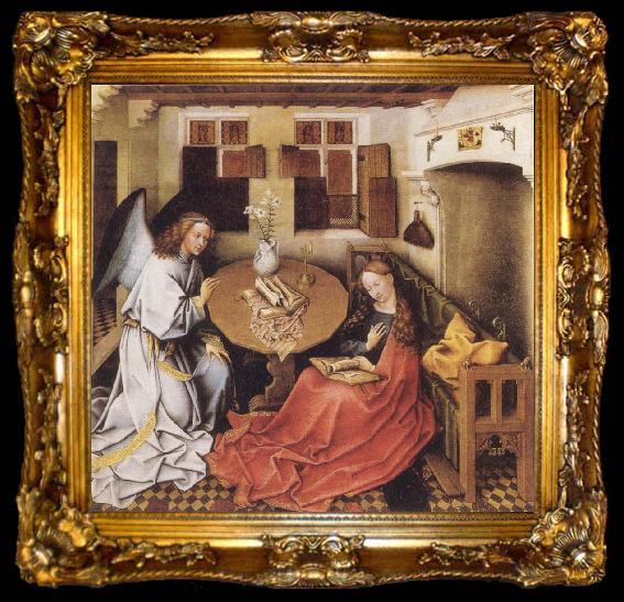 framed  Robert Campin Annunciation, ta009-2