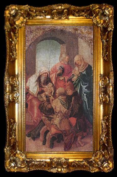 framed  SCHAUFELEIN, Hans Leonhard The Circumcision of Christ, ta009-2
