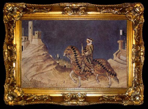framed  Simone Martini Guidoriccio da Fogliano, ta009-2