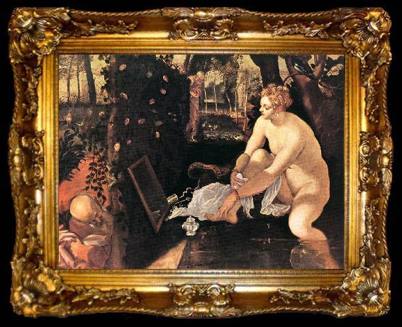 framed  Tintoretto The Bathing Susanna, ta009-2