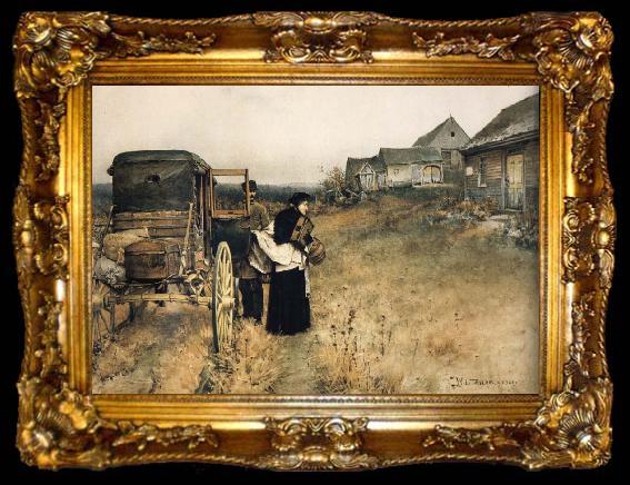 framed  unknow artist The Passing of the Farm, ta009-2