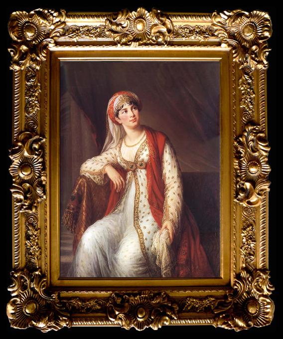 framed  VIGEE-LEBRUN, Elisabeth Madame Grassini in the Role of Zaire, Ta012