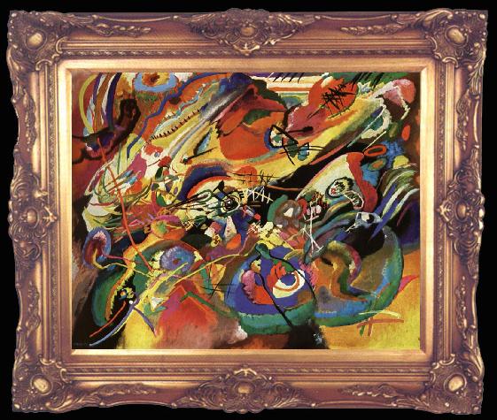 framed  Vassily Kandinsky Study for composition fell, Ta027