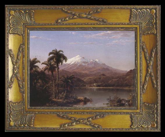 framed  Frederic E.Church Tamaca Palms, Ta067