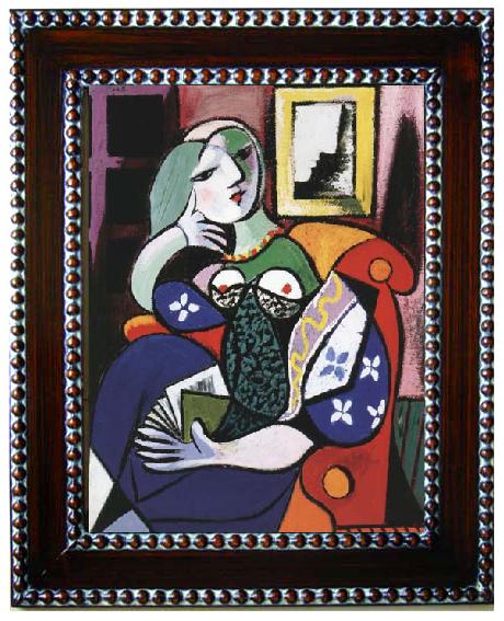 pablo picasso Woman with Book (mk04)