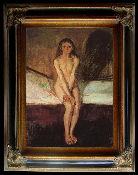 framed  Edvard Munch Pubescent, Ta125-3