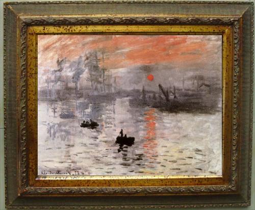 Claude Monet Impresstion Sunrise