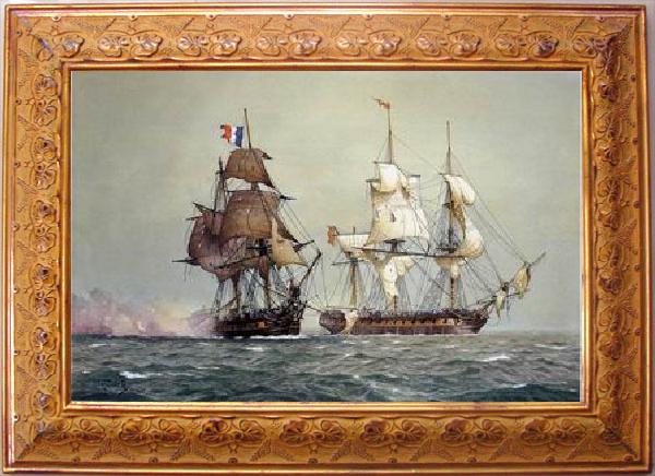 unknow artist Seascape, boats, ships and warships. 105
