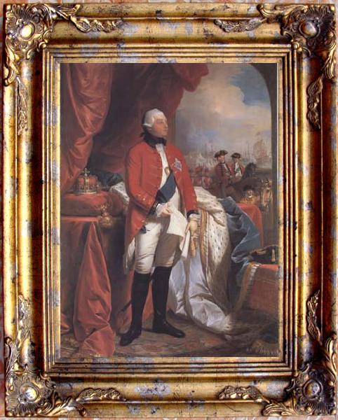 framed  Benjamin West George III (mk25), Ta197