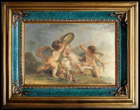 framed  Hughes Taraval The Working of Cupid, ta205