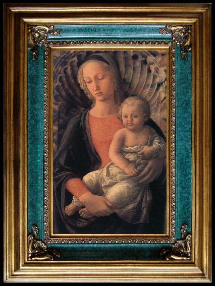 framed  Fra Filippo Lippi Madonna and Child, ta205