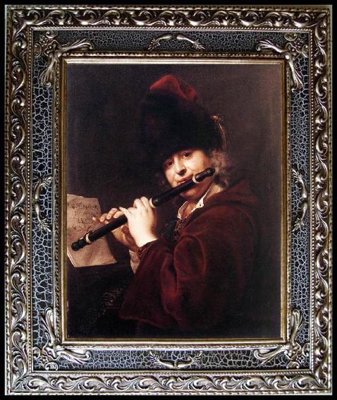 framed  KUPECKY, Jan Portrait of the Court Musician Josef Lemberger, ta207