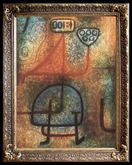 framed  Paul Klee The handsome tradgardsarbeterskan, Ta215