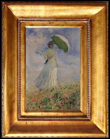 framed  Claude Monet Study of a Figure Outdoors, Ta3141-1