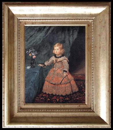 framed  Diego Velazquez Infanta Margarita Teresa in a pink dress, Ta3141-2